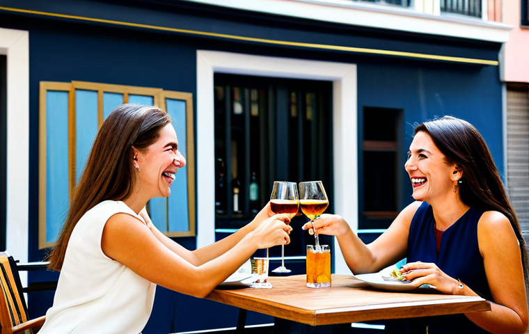 전통주 브랜드의 소비 트렌드 변화 - Modern Vermouth Hour**

"Stylish friends, fully clothed in trendy but modest attire, laughing and en...