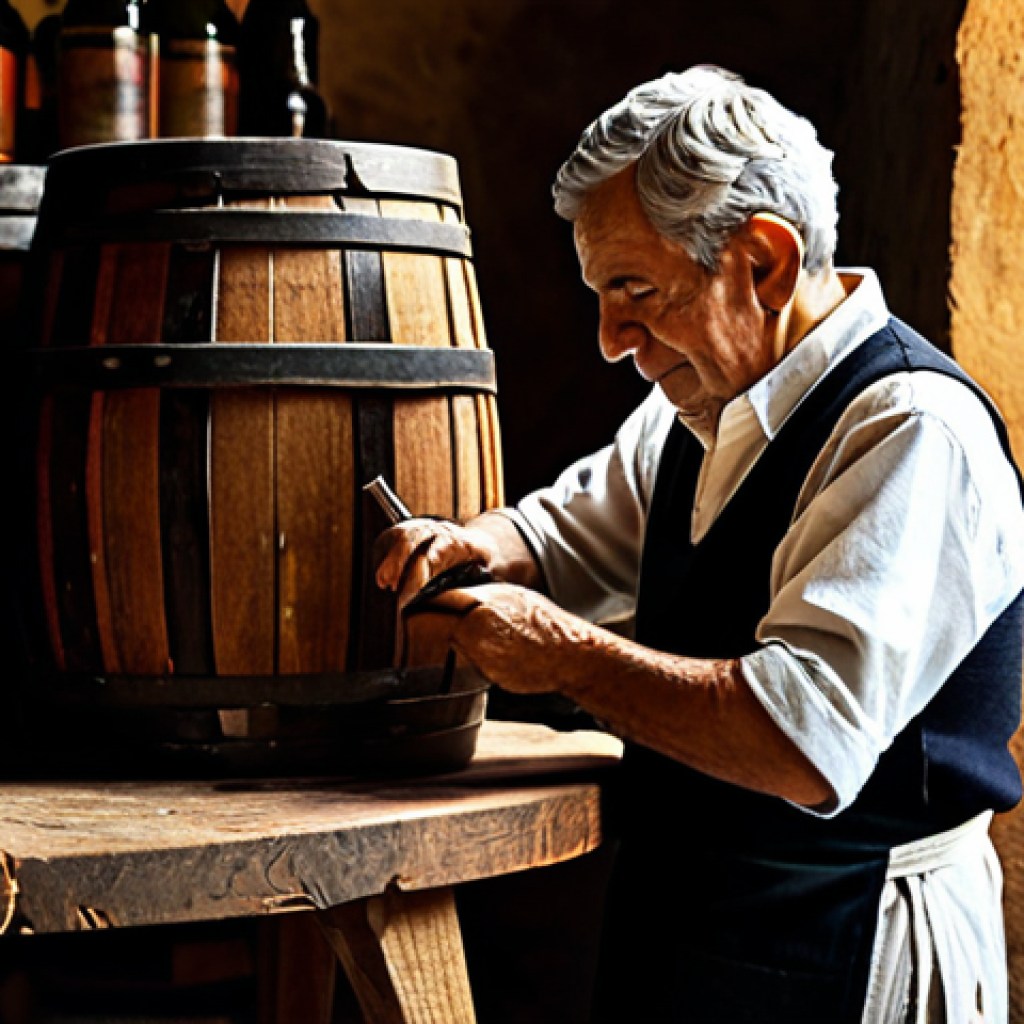 전통주 브랜드의 가격 비교 사이트 - **Prompt 1: The Artisan's Passion**
    A close-up, cinematic shot of an elderly, weathered Spanish ...