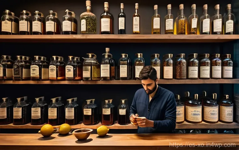 전통주 브랜드의 성공 사례 연구 - **Prompt 1: The Art of Artisan Vermouth Making**
    An intricately detailed image capturing the ess...